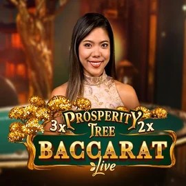 Official Live Casino logo: Prosperity Tree Baccarat by Evolution at Wild Fortune Casino